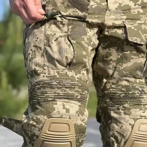 Костюм чоловічий комплект: штани G3 піксель із наколінниками і зимова куртка Dragon піксель ММ-14 Omni Heat | Зображення 6