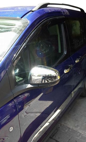 Накладки на дзеркала (2 шт., пласт) Carmos, 2014-2017 для Ford Courier рр
