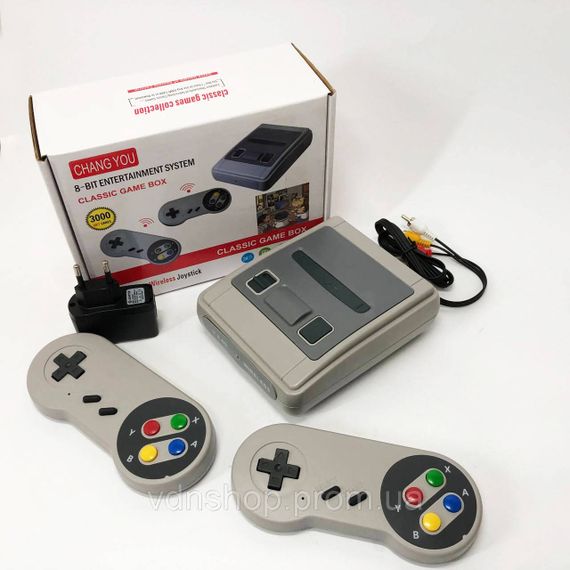 Игровая приставка со встроенными ретро играми 3000 игр LH-35, Приставки денди, Приставка для детей KU-40 | Зображення 3