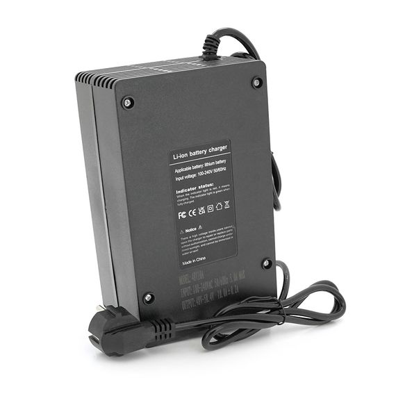 Зарядний пристрій для акумуляторів LiFePo4 48V(58,4V),16S,10A,650W, штекер Triangle plug (T-tipe/C13/IEC). індикація, | Зображення 2