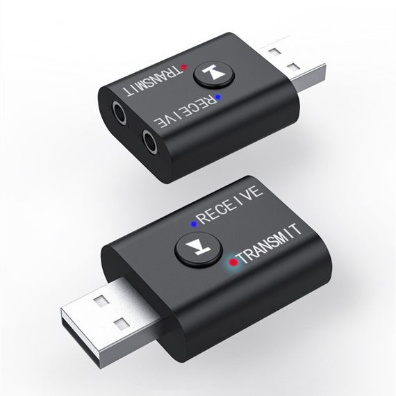 2 в 1 універсальний адаптер M188, передавач і ресивер Bluetooth 5.0 | Зображення 1