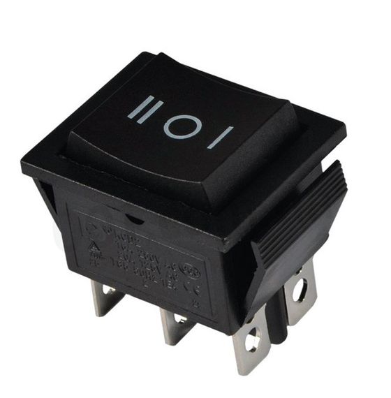 Перемикач KCD2-203 B/B 1 клавіша чорна перекидний Ny95500786