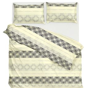 Комплект постільної білизни SoundSleep Runa бязь Євро 200х220 см молочний (2800004680622)