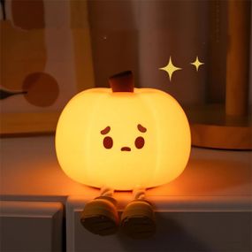 Силіконовий нічний світильник "Гарбузик" Pumpkin