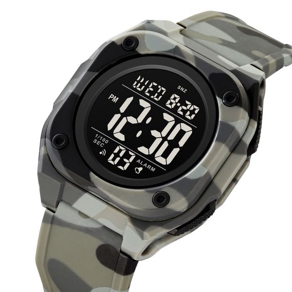 Чоловічий годинник Skmei 2160CMGY Camo Grey | Зображення 1