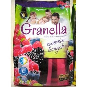 Чай гранульований з ароматом лісових ягід, розчинний Granella 400 г, Польща