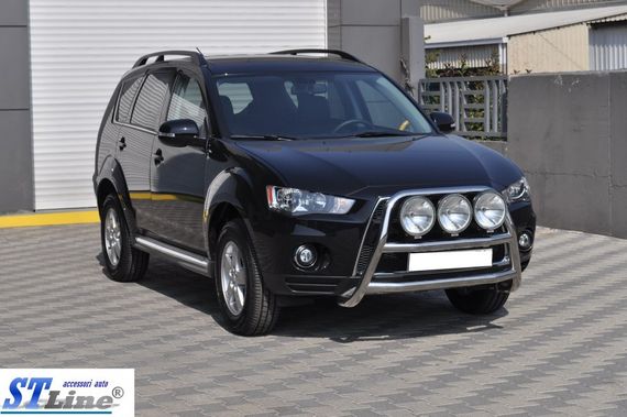 Кенгурятник WT018 (нерж.) для Mitsubishi Outlander 2006-2012 гг | Зображення 2