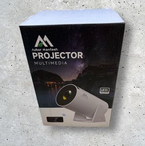 Мини-проектор Aubor Mentech с Wi-Fi и Bluetooth, портативный проектор 180°, поддержка 1080P, проектор с Androi