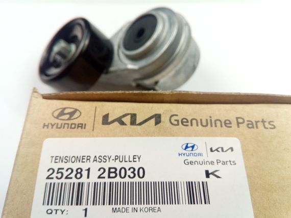 Ролик ременя генератора натяжний Accent 10-/Cerato 06-, MOBIS (252812B030) у зборі (25281-2B030) | Зображення 2