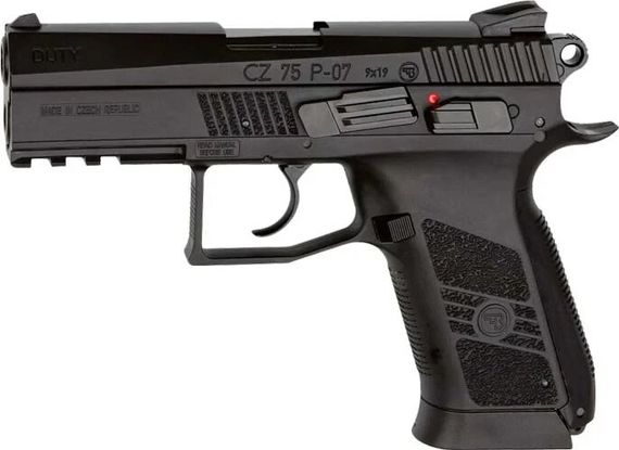 Пістолет пневматичний ASG CZ 75 P-07 Duty Blowback. CO2. BB кал. 4.5 мм | Зображення 2