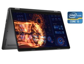 Ультрабук-трансформер Dell Latitude 5300 2-in-1 / 13.3" (1920x1080) IPS Touch / Intel Core i5-8365U (4 (8) ядра по 1.6 - 4.1 GHz) / 8 GB DDR4 / 256 GB SSD / Intel UHD Graphics / WebCam б/у