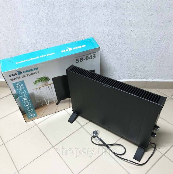 Конвектор електричний для опалення квартири SeaBreeze SB-043 2500 Вт, Конвектора обігрівачі FX-80 | Зображення 2