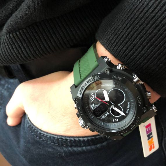 Часы для активных военных, Армейские часы противоударные туристические для выживания AR-56 | Зображення 1