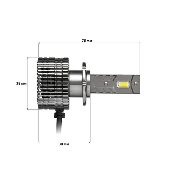 Комплект світлодіодних ламп StarLight D4S 90W/set 6000K 12000lm | Зображення 5