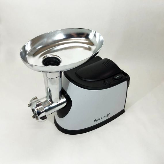Мясорубка электрическая для мяса Rainberg RB-674 3000W, Мясорубка професиональна, Мясорубка BH-340 для овощей | Зображення 1