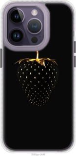 Чохол на iPhone 14 Pro Чорна полуниця "3585pm-2646-24368"