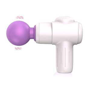 Міні-масажер Every Night Toys Candice біло-фіолетовий, 10 режимів вібрації Sex Aura