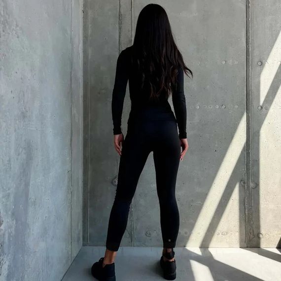 Жіноча зимова термобілизна Джемпер+Лосини XS Чорний (234576130_422) | Зображення 6