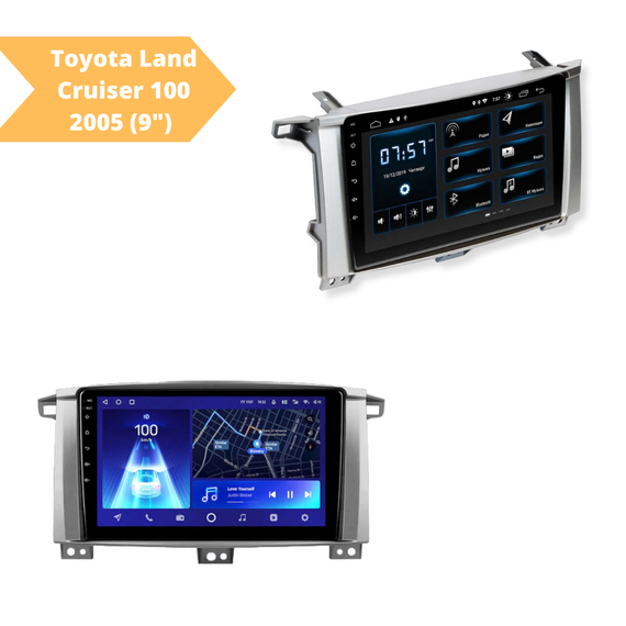 Штатна автомагнітола Toyota Land Cruiser 100 2005 (9") Android 10.1 (4/32) чорний (MER-14135_5408) | Зображення 1