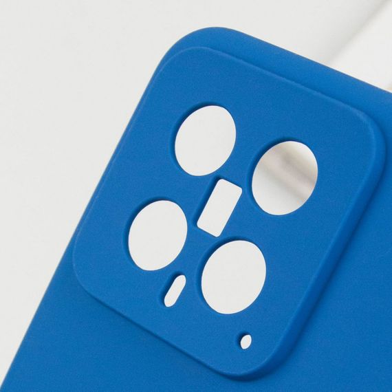 Чохол Silicone Cover Lakshmi Full Camera (AA) для Xiaomi 14 Синій / Navy Blue | Зображення 5