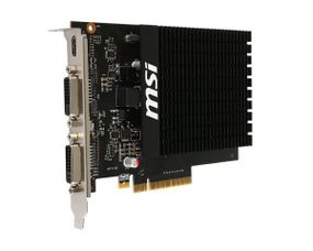 Дискретная видеокарта nVidia GeForce GT 710, 2 GB DDR3, 64-bit / 2x DVI, 1x HMDI б/у