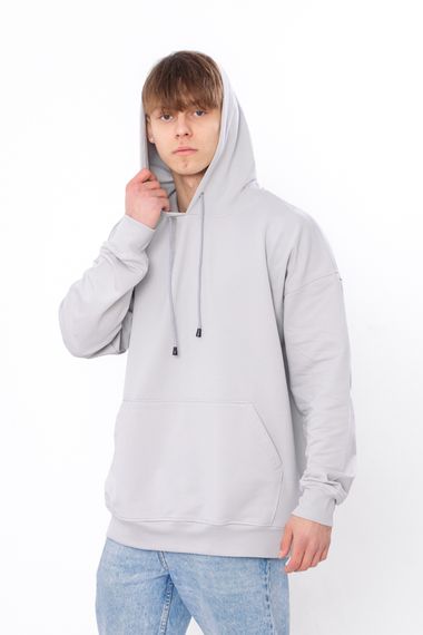 Худі для чоловіків (оверсайз) Носи своє XL/191 Сірий (p-13703-153495) | Зображення 1