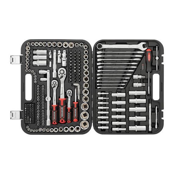 Набір інструментів 219 од., STORM, 1/2", 3/8", 1/4 ", Cr-V INTERTOOL ET-8219 | Зображення 1