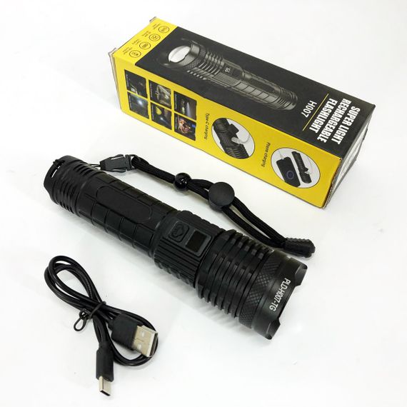 Мощный светодиодный фонарь, Лед фонарь мощный на улицу с возможностью зарядки MQ-34 | Зображення 7