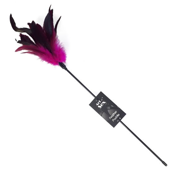 Лоскітка Art of Sex Feather Paddle перо молодого півня, Темно-рожевий | Зображення 2