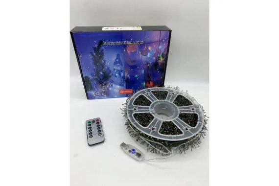 Гирлянда Роса на катушке фейерверк - мишура от USB, 50м, 1500LED + пульт Мультик | Зображення 2