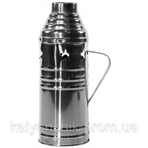 Колпак для кальяна Hype со звездой серебристый