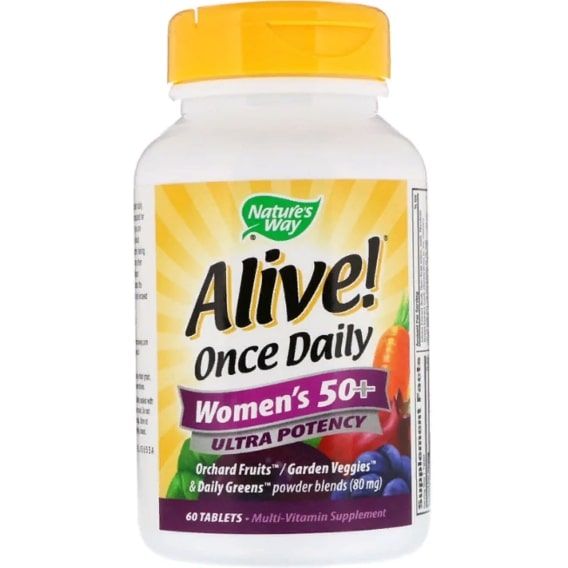 Вітамінно-мінеральний комплекс Nature's Way Alive! Once Daily Women's 50+ 60 Tabs NWY-15692