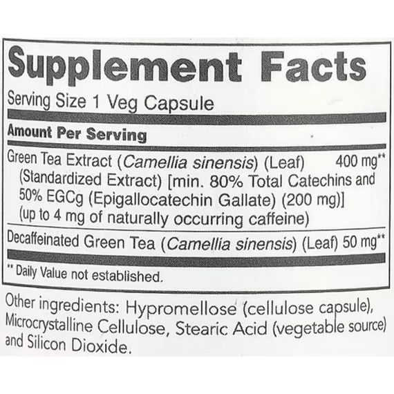 Зеленый чай Protocol for Life Balance EGCg Green Tea Extract 200 mg 90 Veg Caps | Зображення 1