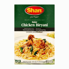 Суміш спецій для рису (курячого бірʼяні)  Chicken Biryani Malay 60г Shan 788821034021