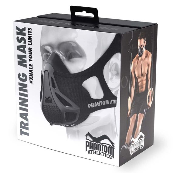 Маска для тренування дихання Фантом Training Mask Black L | Зображення 3