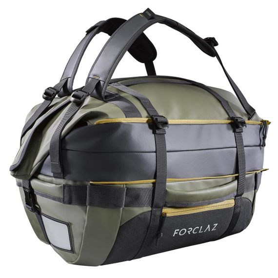 Дорожня сумка для трекінгу в горах з регульованим об'ємом: від 40-60 л - Хакі - 40 л | Зображення 1