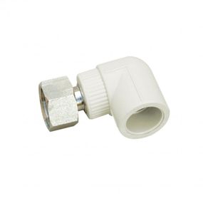 Кутник PPR Blue Ocean з накидною гайкою 20х1/2", 90 ° ВР SD00010053