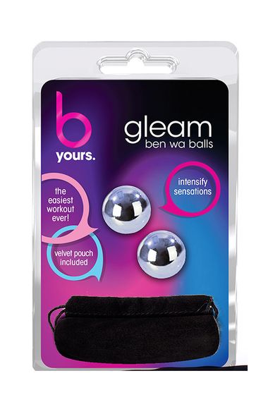 Вагинальные шарики B YOURS GLEAM STAINLESS STEEL Sex Aura | Зображення 1