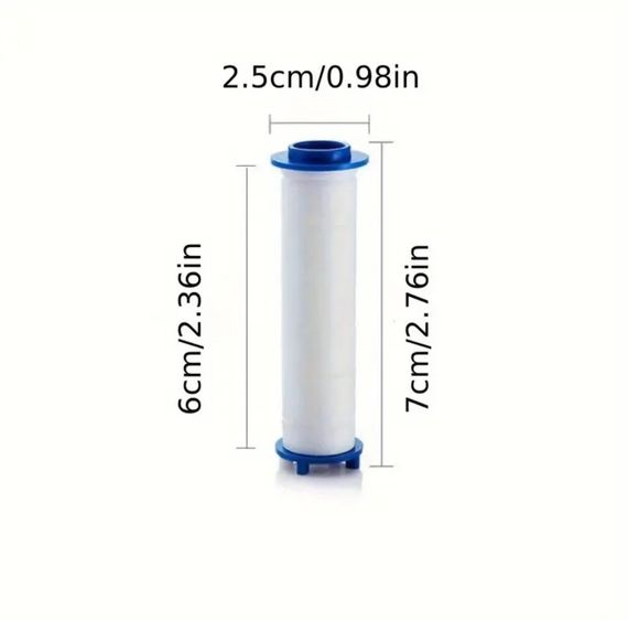 Змінний бавовняний фільтрувальний картридж для душу, для очищення жорсткої води, видалення хлору та фториду | Зображення 8