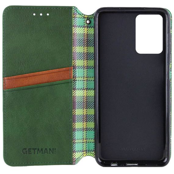 Кожаный чехол-книжка GETMAN Cubic (PU) для Samsung Galaxy S24+ Зеленый | Зображення 2