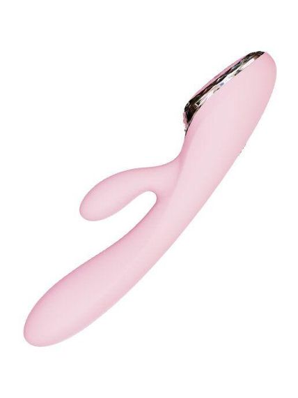 Вибратор-кролик с надувающейся головкой KISTOY A-King, LED-экран sexstyle | Зображення 2