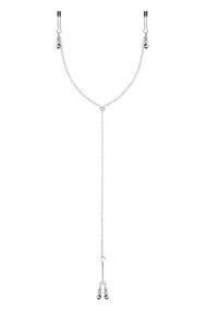 Затискачі Bedroom Fantasies: Nipple and Clitoris Clamps Сріблясті One Size