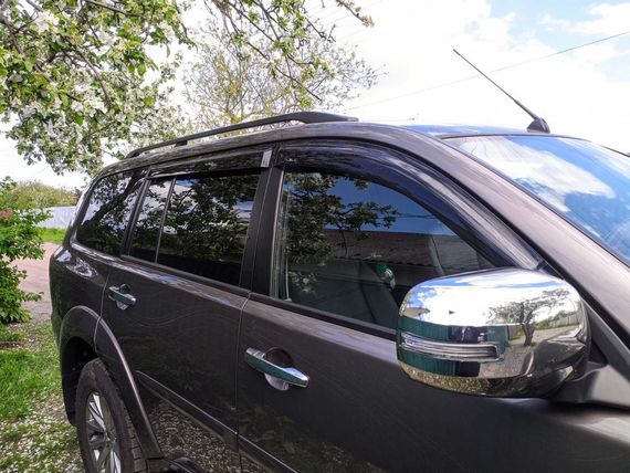 Вітровики (4 шт, HIC) для Mitsubishi Pajero Sport 2008-2015рр | Зображення 4