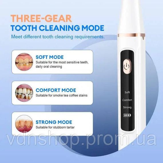 Ультразвуковий скалер для видалення зубного каменю Teeth Cleaner HY-46 OJ-68 | Зображення 4