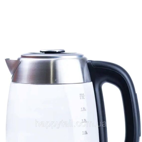 Электрочайник Sokany Electric Kettle 2000W 2l прозрачный чайник SKSH1069 | Зображення 2