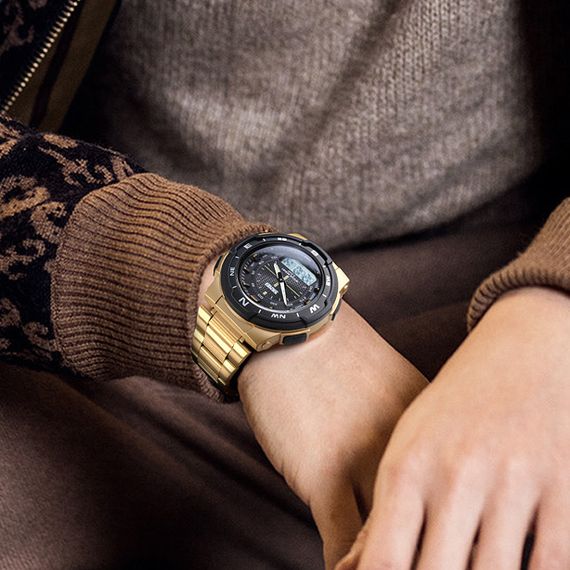 Чоловічий годинник Skmei 1370GD Gold | Зображення 2