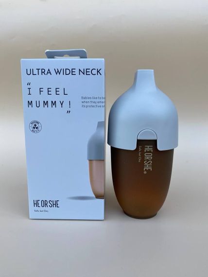 Пляшечка для годування HEORSHE 240 мл Сіра | Зображення 2