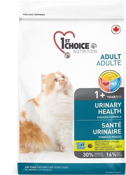 Сухий корм з куркою для профілактики СКХ у котів 1st Choice Cat Adult Urinary, 10 кг