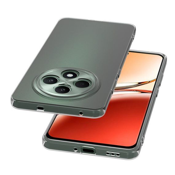 TPU чохол Epic Transparent 1,5mm Full Camera для Oppo Reno 12 F 4G/5G Безбарвний (прозорий) | Зображення 1