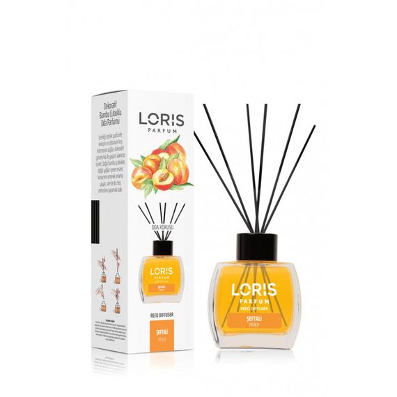 Аромадиффузор Loris parfum Персик (Reed Diffuser "Peach") 120мл - Cладкий